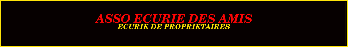 ASSO ECURIE DES AMIS